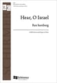 Hear, O Israel SATB choral sheet music cover